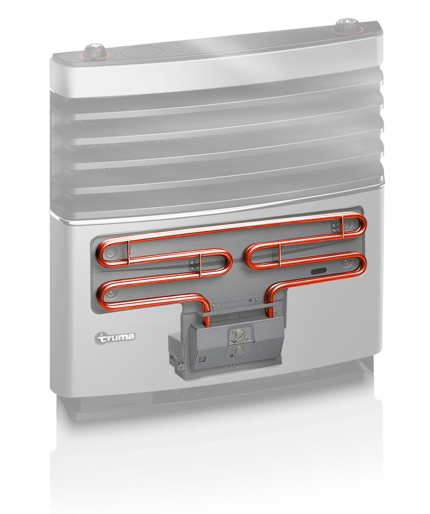 Ultraheat tilleggsvarme for S 3004 og S 5004 500-2000 W montert