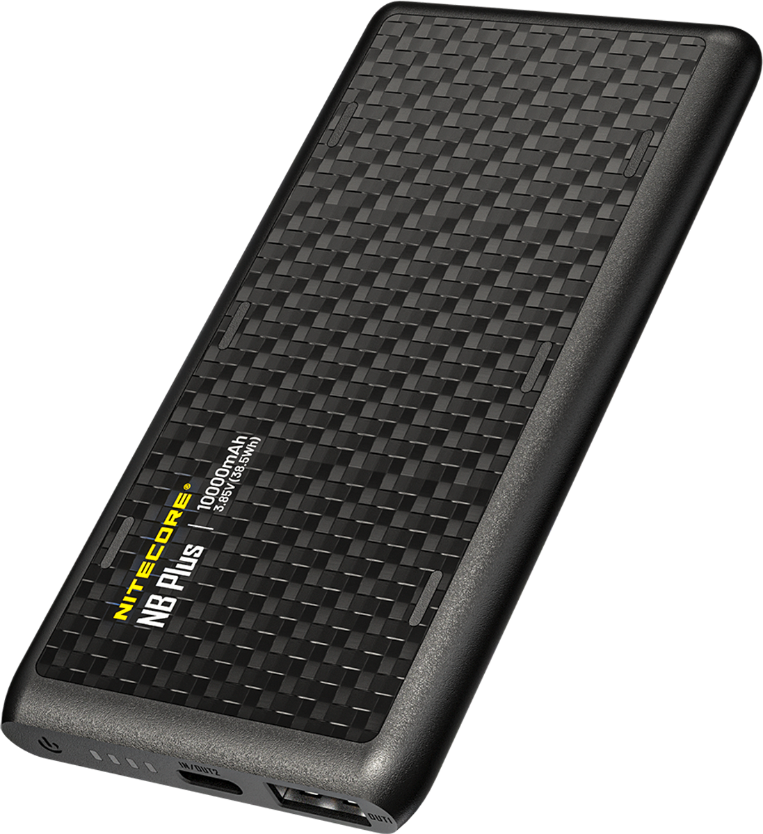 Ultralett powerbank NB Plus 10000 mAh 22,5 W hurtiglading Nitecore