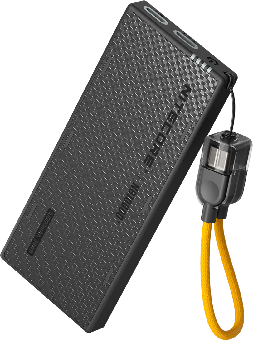Ultralett powerbank NB10000 Gen4 10000 mAh USB-C forfra