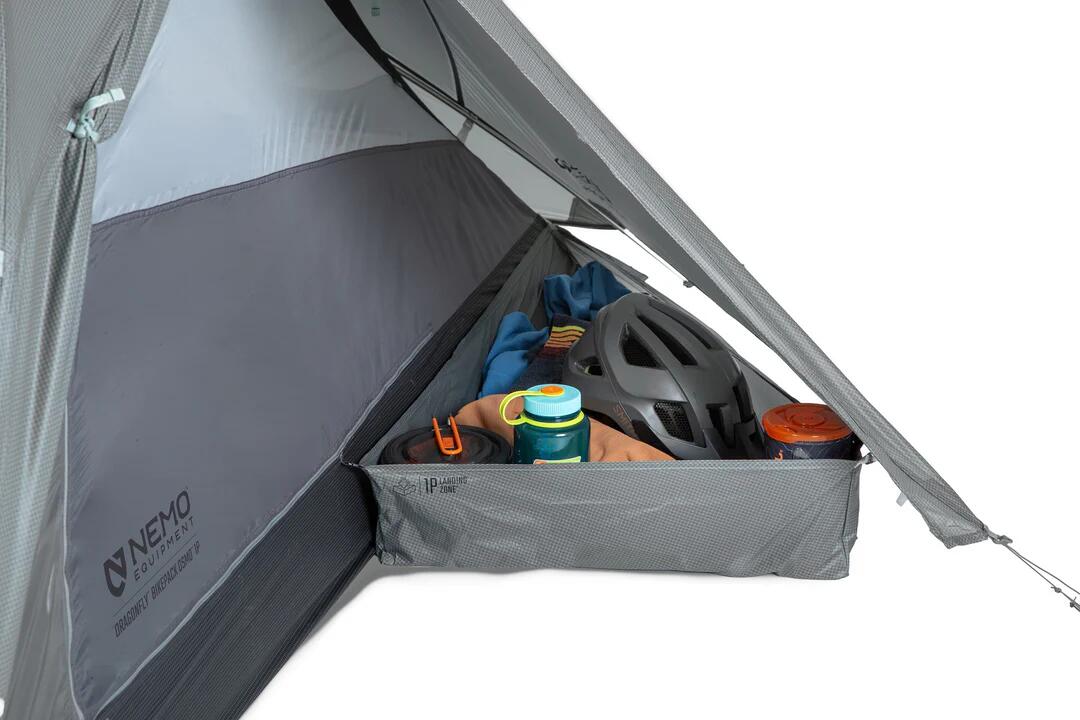 Stenger og festepunkter på Ultralett turtelt Dragonfly OSMO Bikepack, Sedona Sage