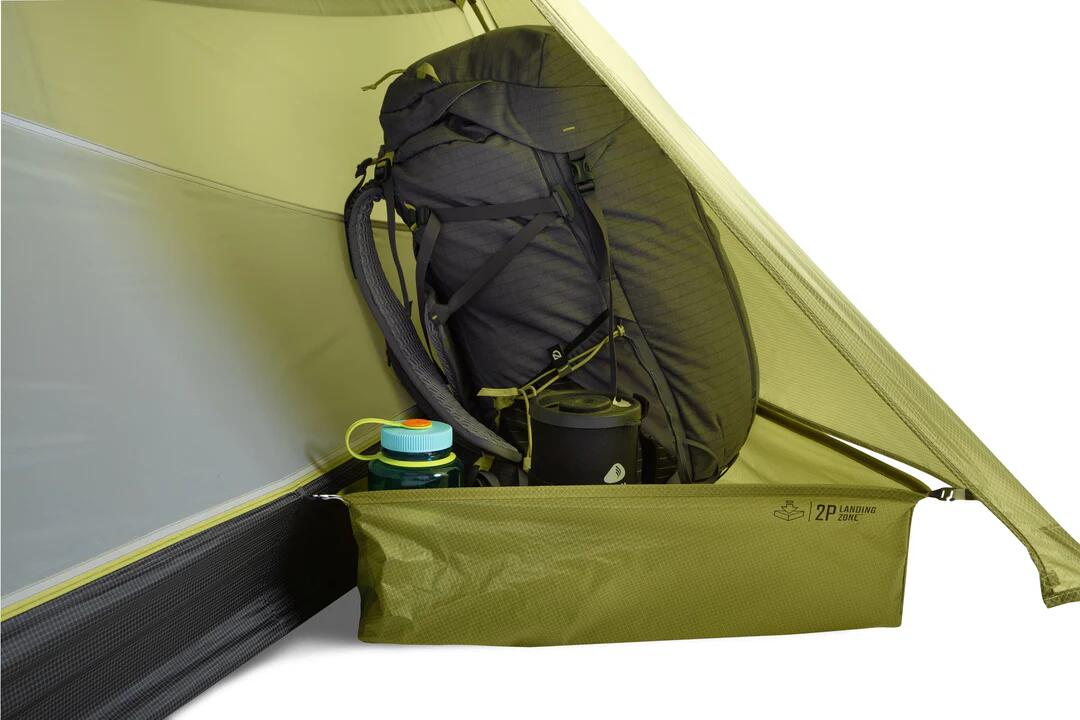 Interiør av Ultralett turtelt Dragonfly OSMO frittstående med Nightlight Pocket