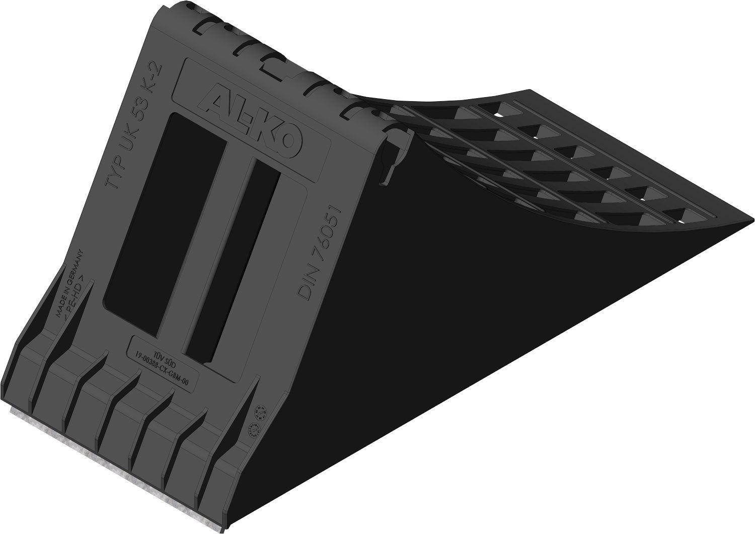 Underleggskile UK 53 K-2 med glidesikring 6500 kg fra AL-KO, forfra