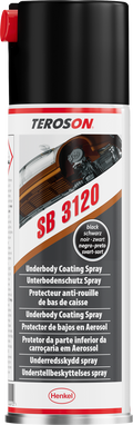 Understellsbeskyttelse spray svart 500 ml SB 3120 - Teroson påført under kjøretøy