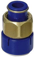 Uni-Quick rett kobling 12 mm med 1/2" gjenger forfra