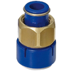 Uni-Quick rett kobling 12 mm med 1/2" gjenger montert