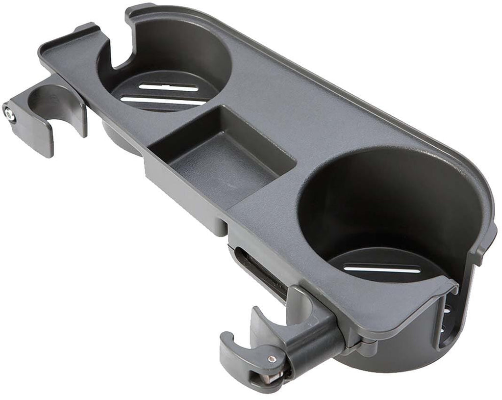 Nærbilde av Universal kopp- og flaskeholder for campingstoler grå - Bo-Camp