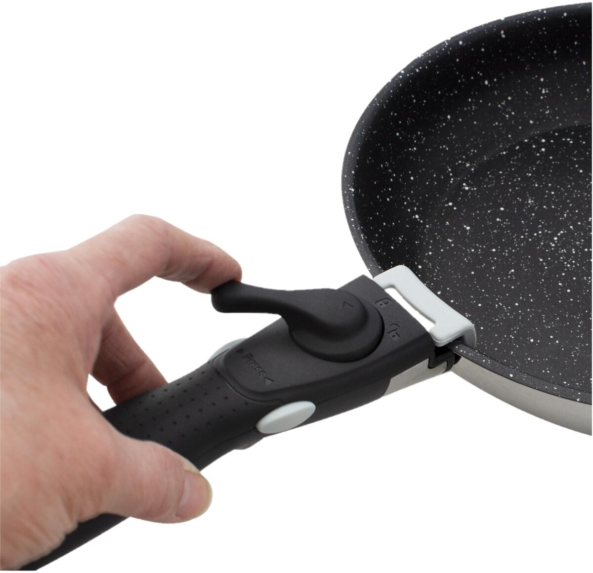 Detalj av klikkfeste på Universalhåndtak avtakbart med klikksystem Eurotrail