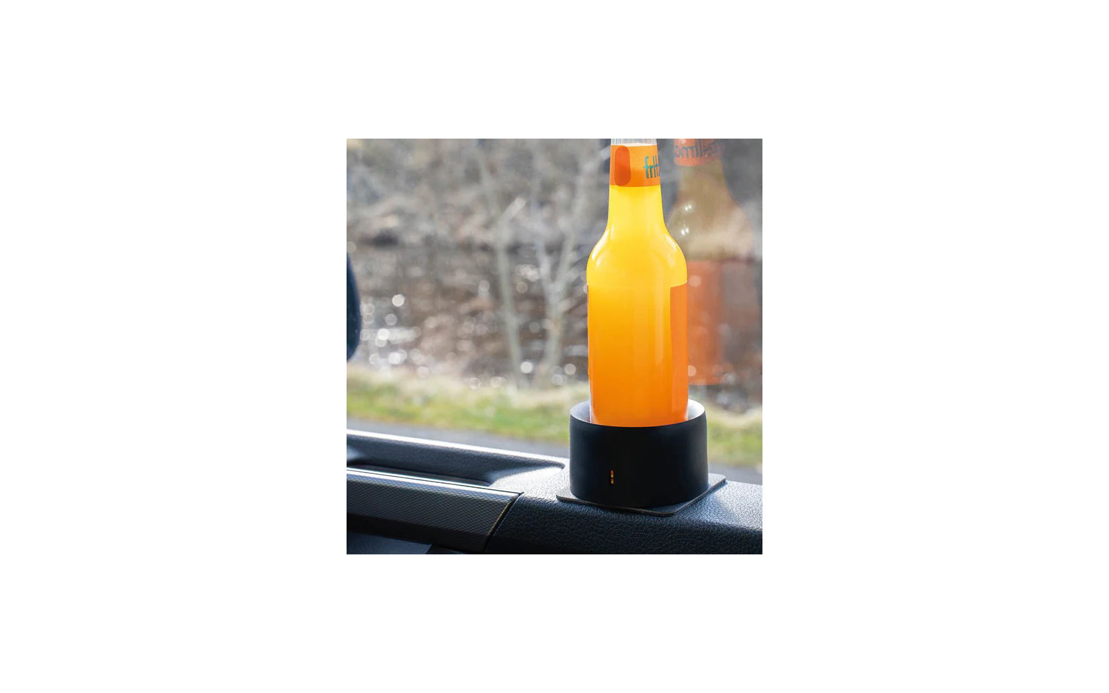 Universalholder magnetisk for bokser og flasker inkl. pad Silwy detalj av silikonlips