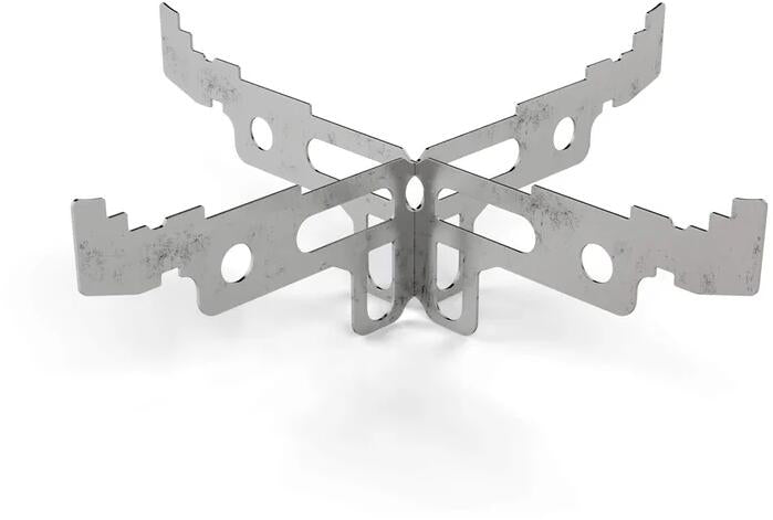 Universalkryss for PX-bålpanner 42x42 cm stål forfra