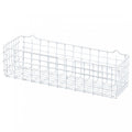 Universalkurv Pandino 33 x 12 x 10 cm hvit - Metaltex sett forfra