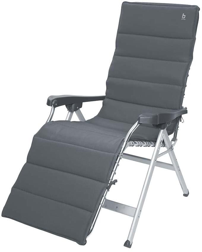 Universalpute for relaxstol 180x54 cm grå polyester forfra