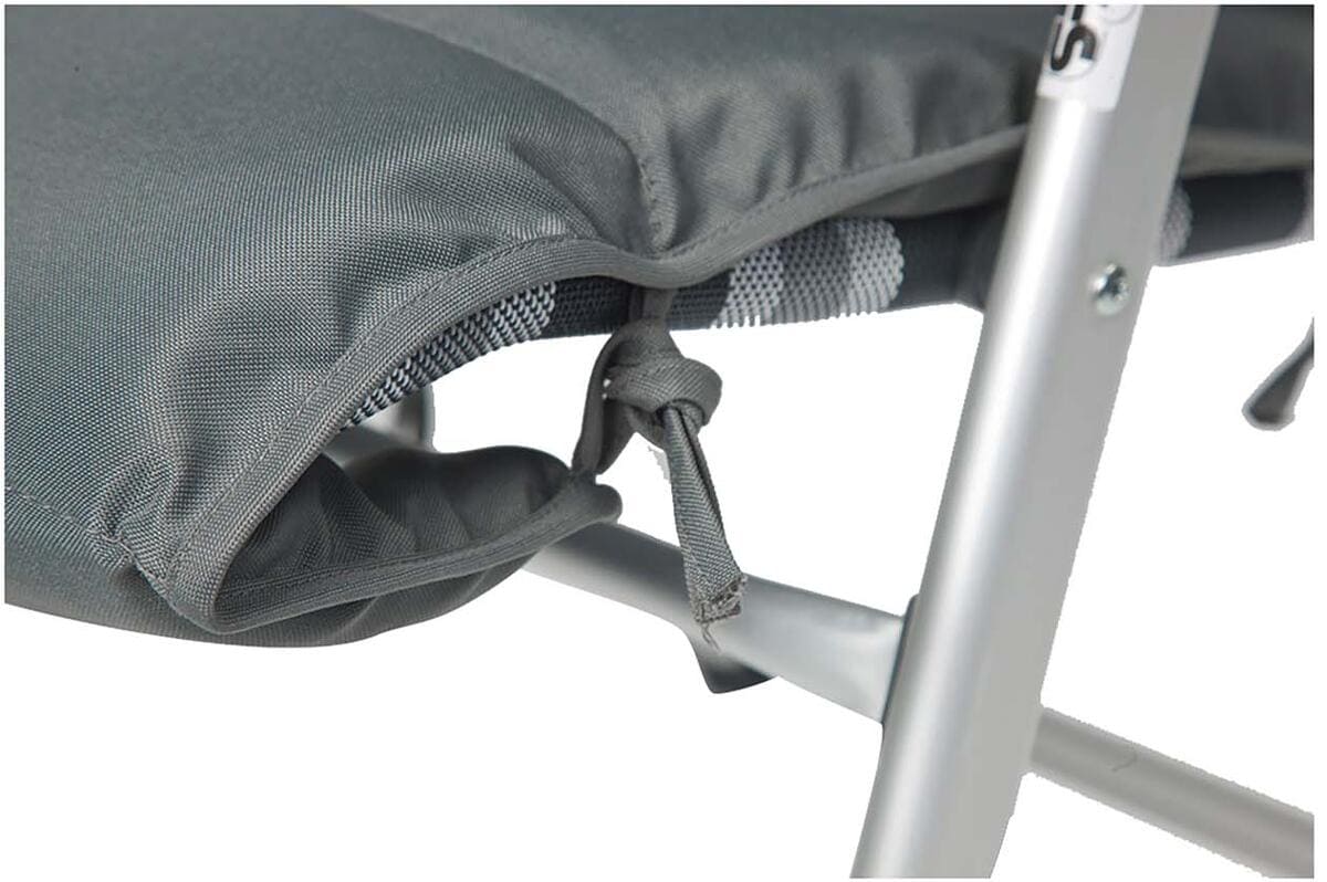 Universalpute for relaxstol 180x54 cm grå polyester montert på stol