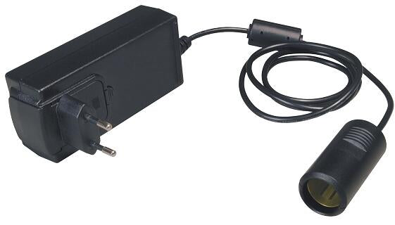 Universalstrømforsyning 60W 230V til 12V for kjøleboks - Pro Car forfra