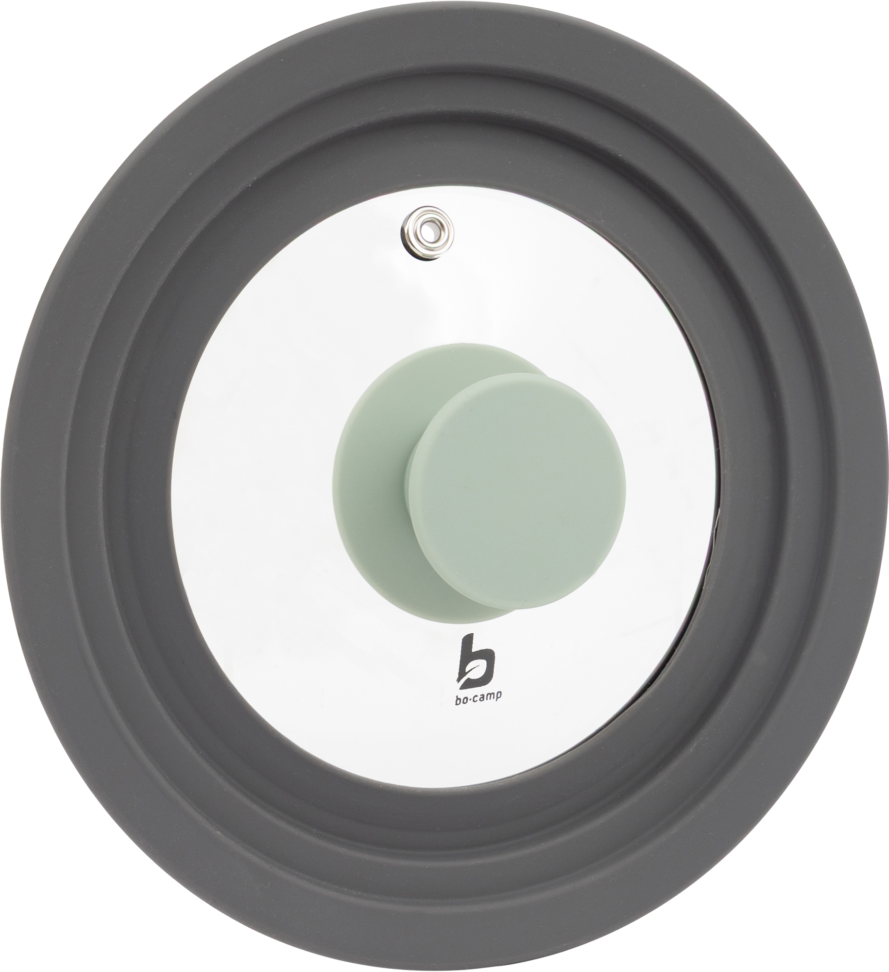 Universalt glasslokk med silikonkant 14-18 cm - Bo-Camp for kjeler og panner
