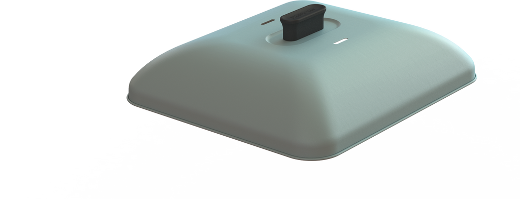 Universalt grilllokk i aluminium 0,45 kg - Cadac forfra