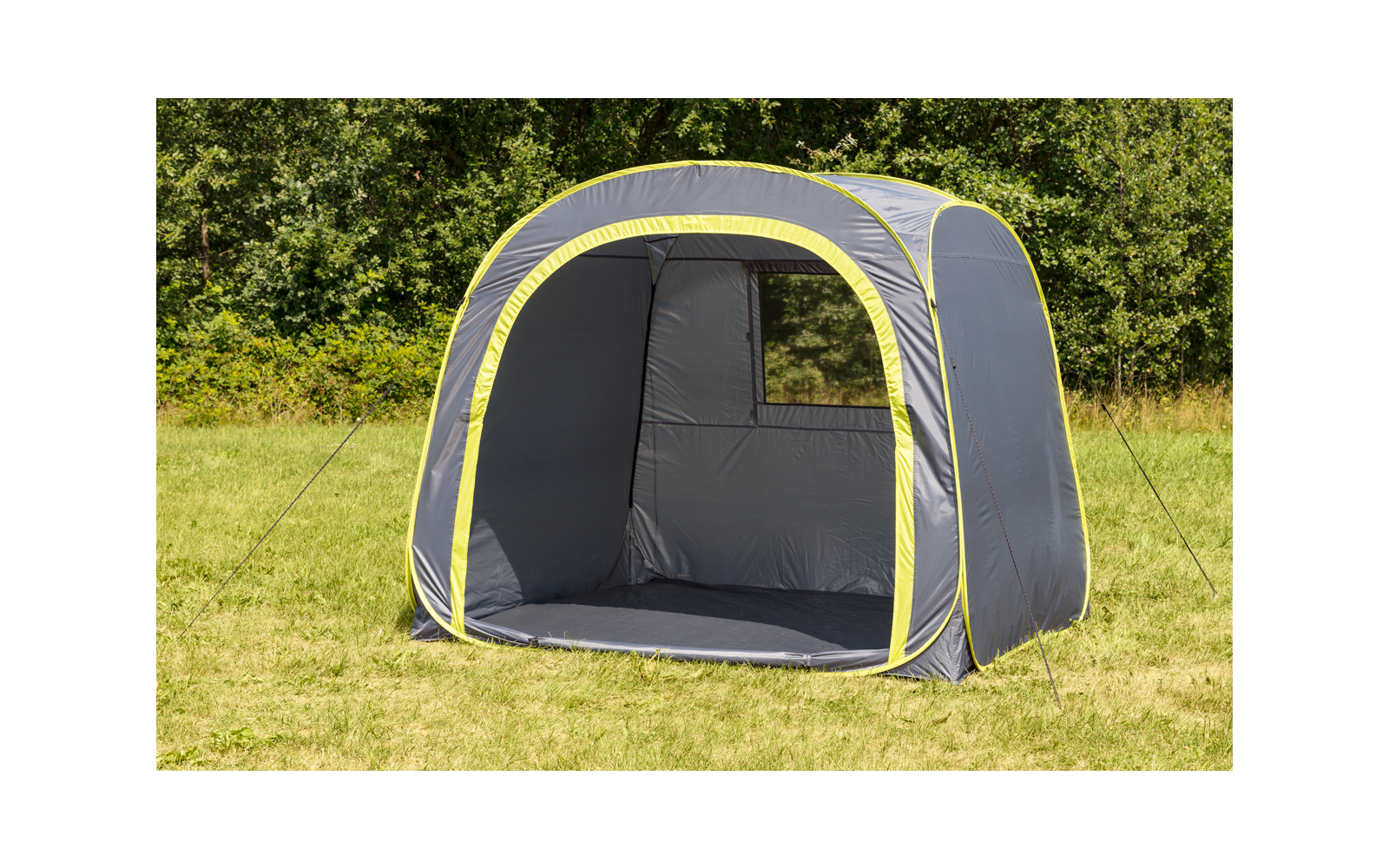 Universalt pop-up-telt 200x180x170 cm med myggnett bakside