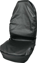 Universalt setebeskytter kunstlær 130 x 65 cm svart - Petex forfra