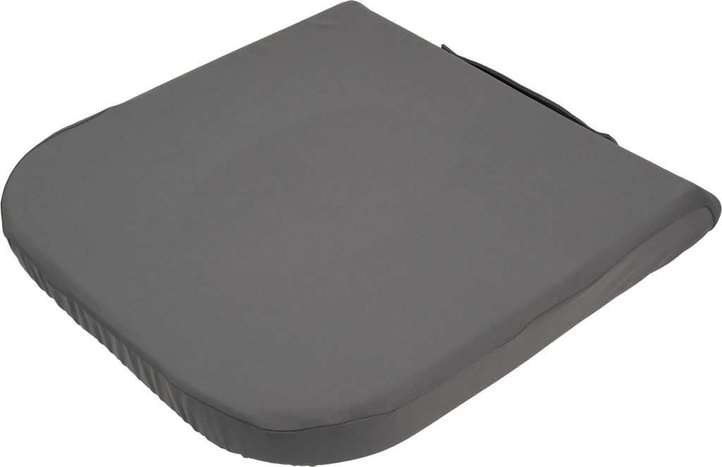 Universalt setepute med memory foam for kjøretøy, svart forfra