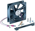 Universalviftesett 12V 2,6W 32 dB med termostat Ø90 mm forfra