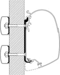 universell markiseadapter for omnistor 4900 5200 8000 3 m thule forfra
