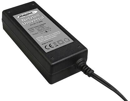 Universell strømforsyning 12V/5A med 2,1 mm kontakt bakside