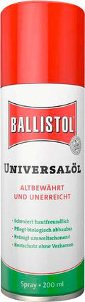 Universalolje-spray 200 ml til vedlikehold - Ballistol for vedlikehold av ulike materialer