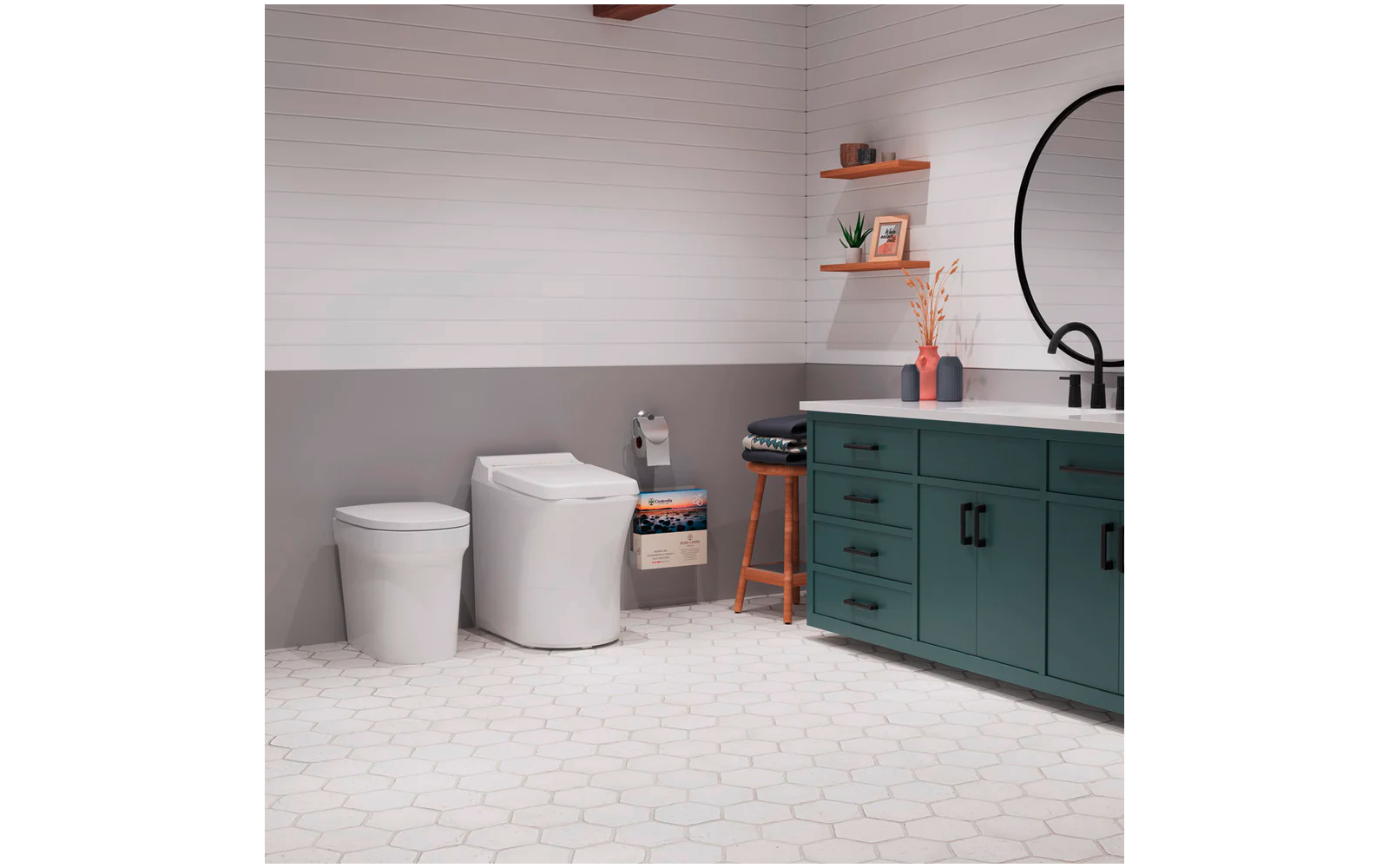 Montert Urinal vannfritt luktfritt unisex frostsikkert 50 mm utløp - Cinderella i campingvogn