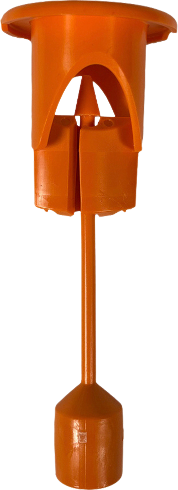 Urinometer nivåindikator for Evo M og L skilletoalett front