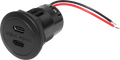 USB-C dobbel stikkontakt 2x30W PD/QC 12-24V - ProCar for kjøretøy