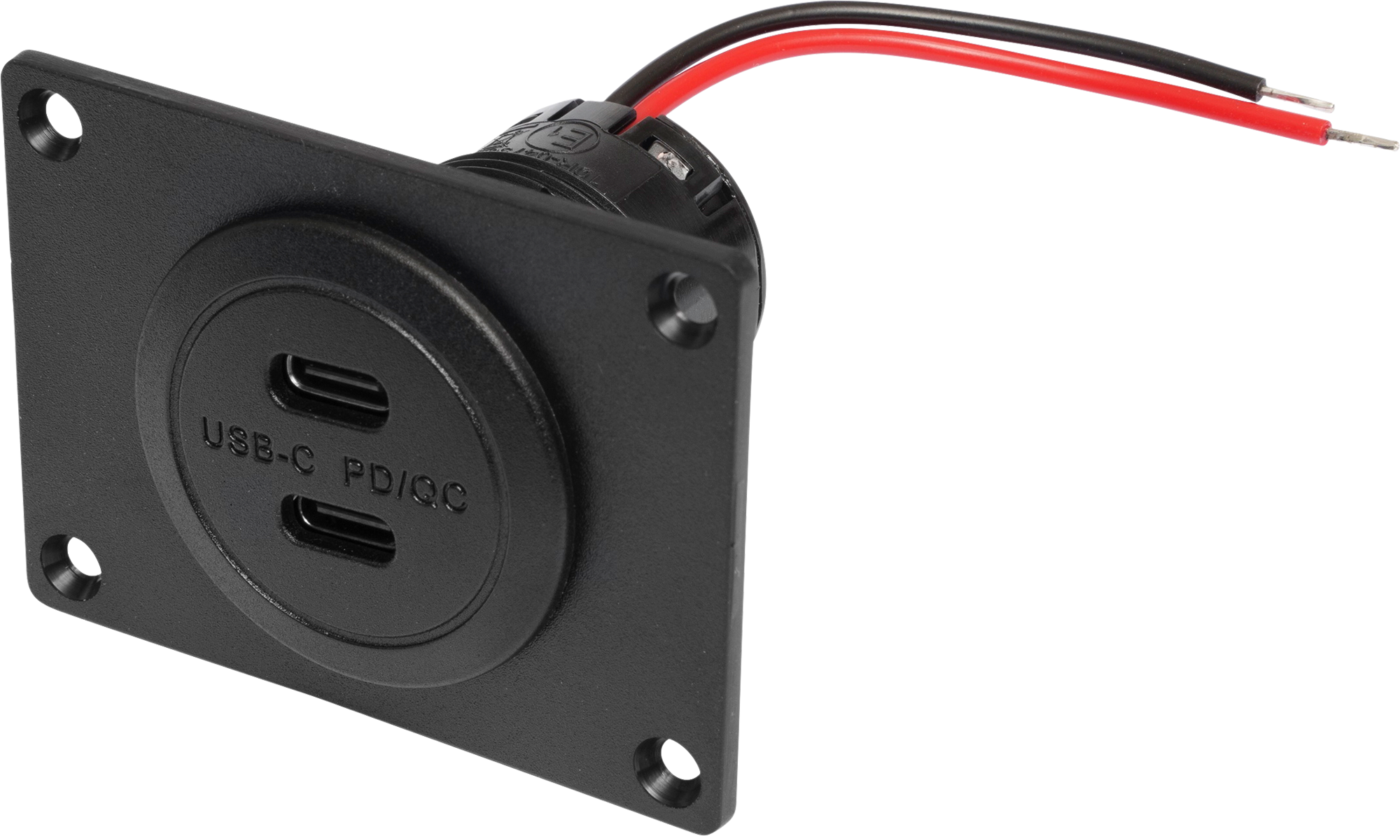 USB-C dobbeltuttak med Power Delivery og Quick Charge 30 W - ProCar for rask lading