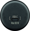 USB-C innbyggingslader 60W for bobil og campingvogn - Wentronic forfra
