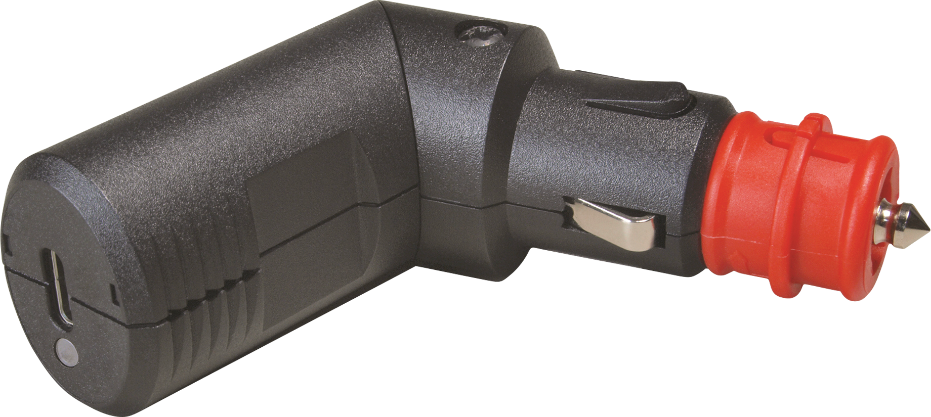 USB-C ladeplugg 60W vinklet med Power Delivery 12-24V - ProCar forfra