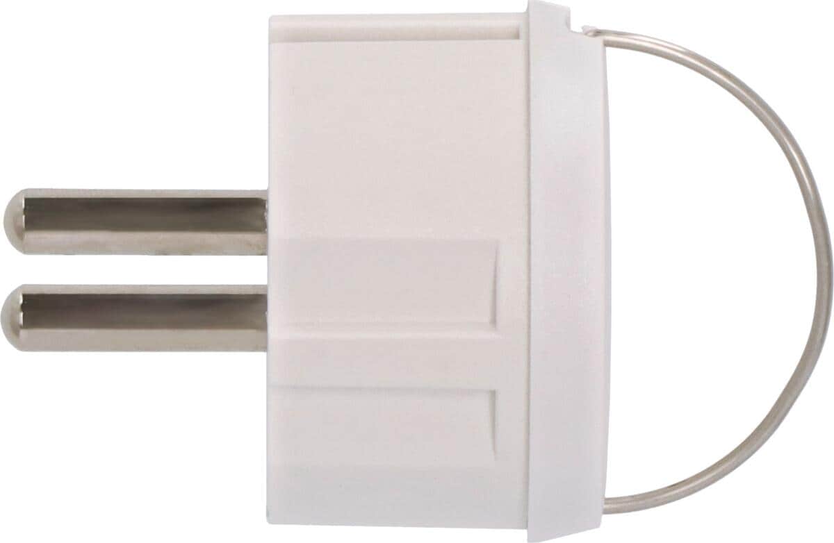 USB-C støpseladapter 2,4A flatt design for camping Brennenstuhl montert