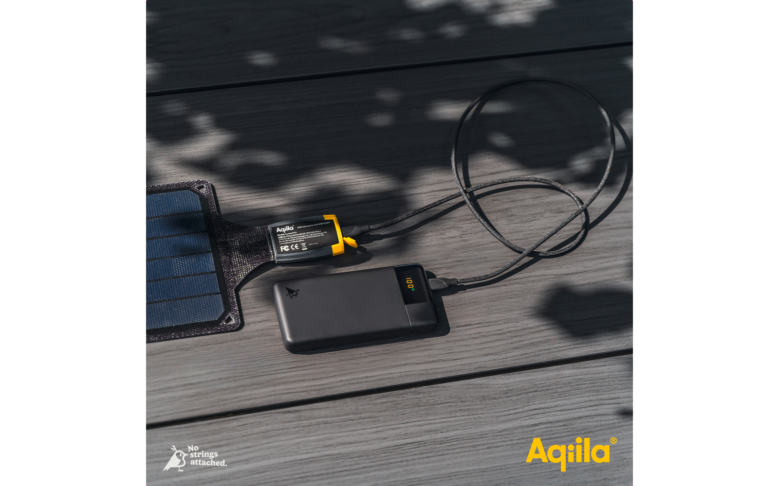USB-C til Lightning ladekabel 60W silikon svart - Aqiila