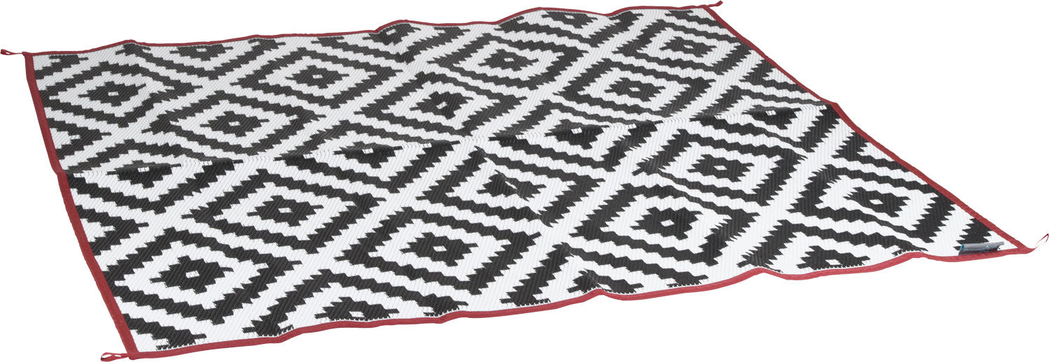 Utendørsmatte Lewisham 180x200 cm resirkulert PP Bo-Camp for camping og utendørsbruk