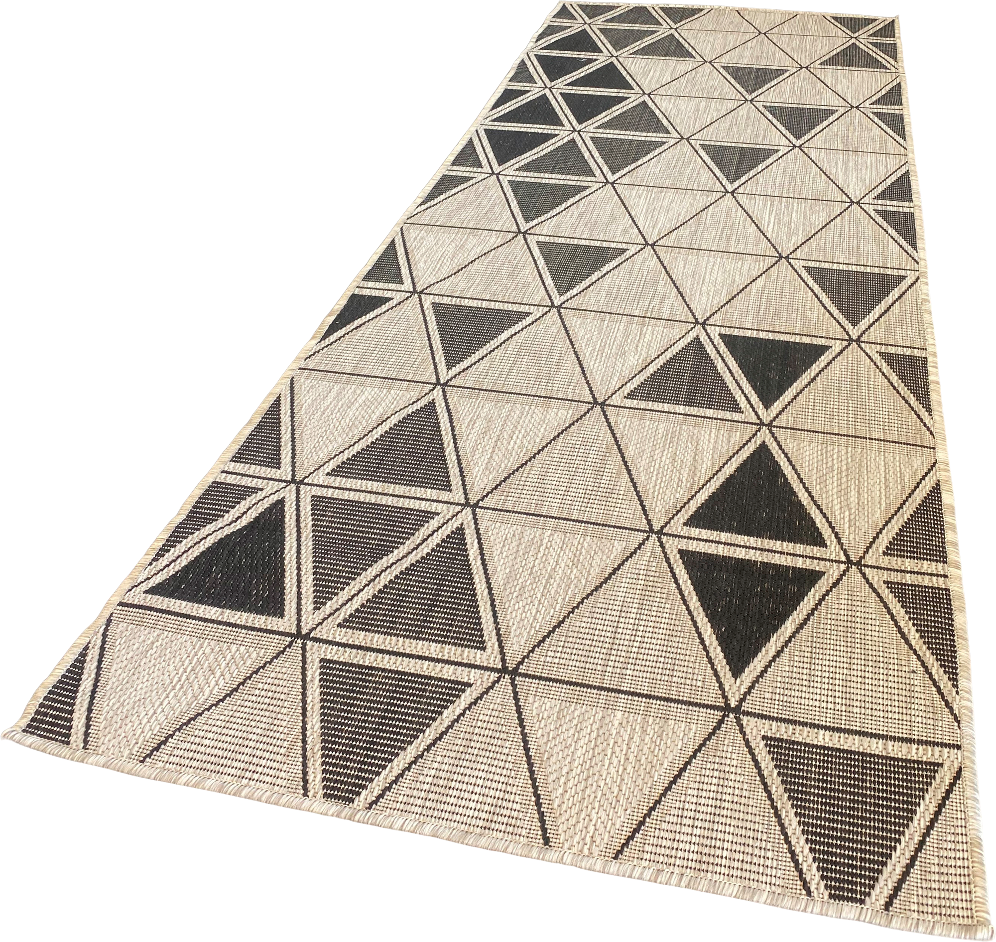 Utendørsteppe Kadena 230 x 80 cm polypropylen forfra