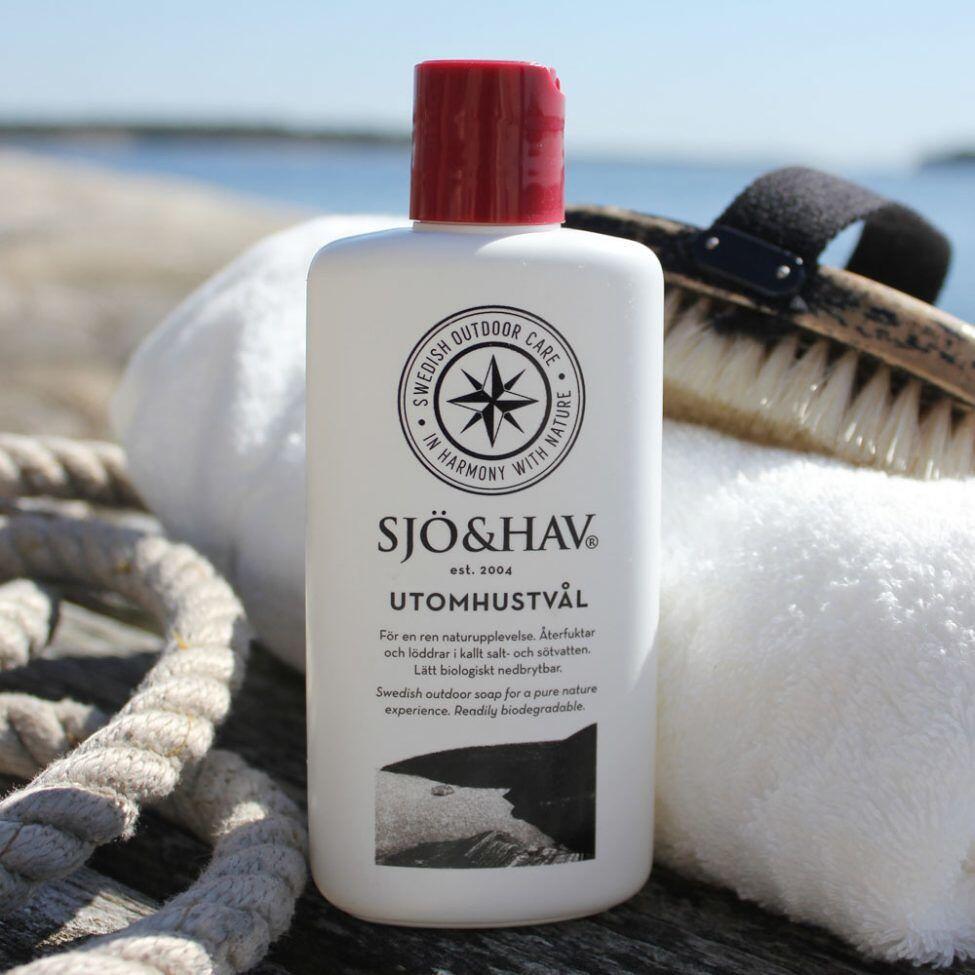 Utendørs vaskegel for saltvann 200 ml - Sjö&Hav detalj