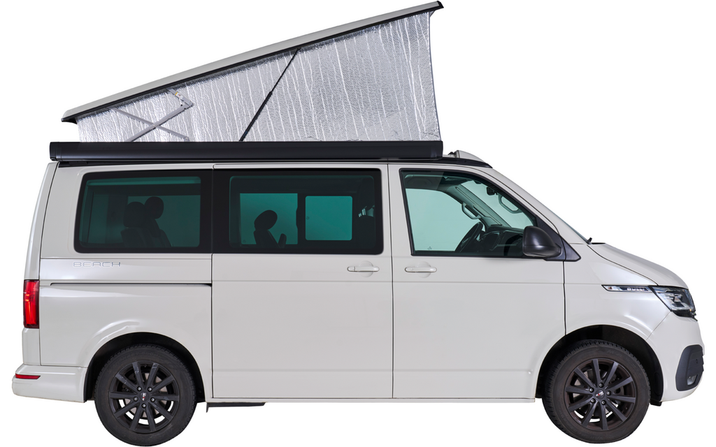 Montert utvendig isolering for popup-tak VW T5, T6, T6.1 - Hindermann på VW-bobil