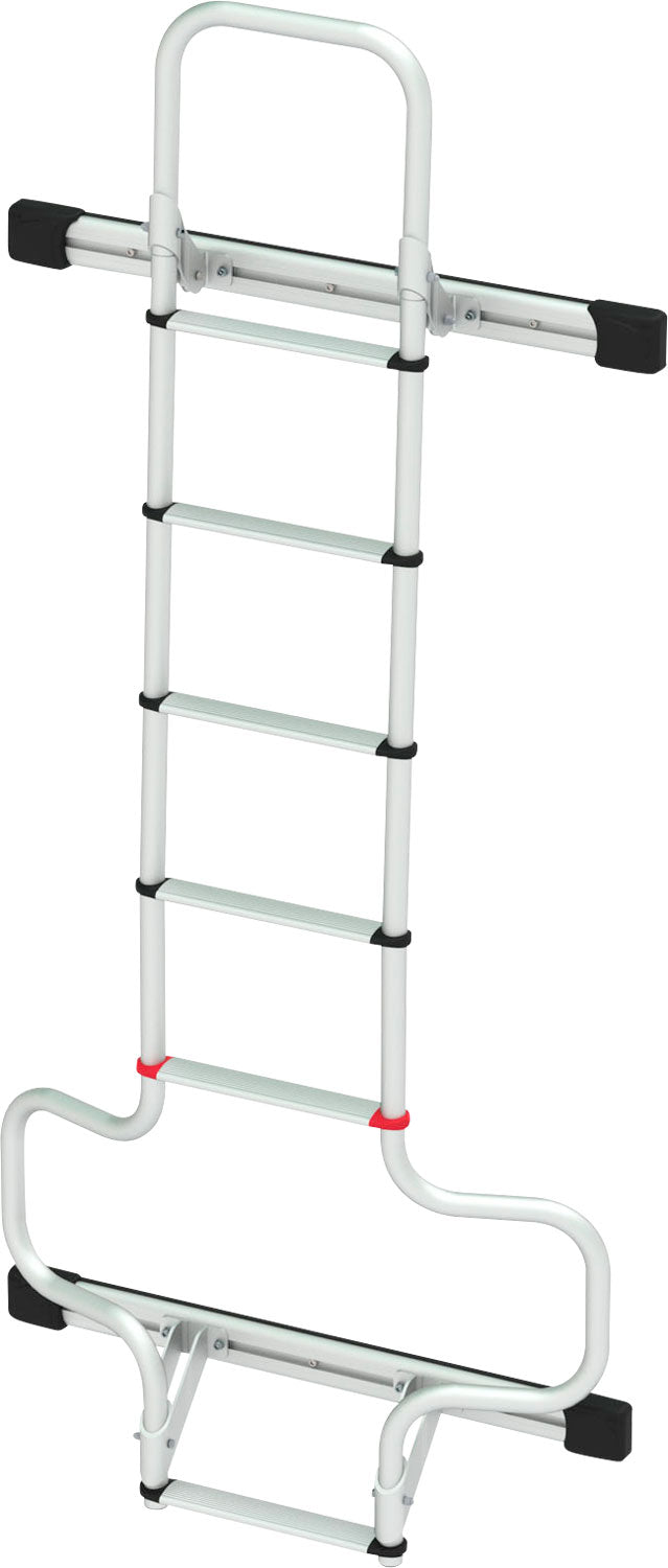 Utvendig stige Deluxe DJ aluminium 6 trinn for Ducato - Fiamma forfra