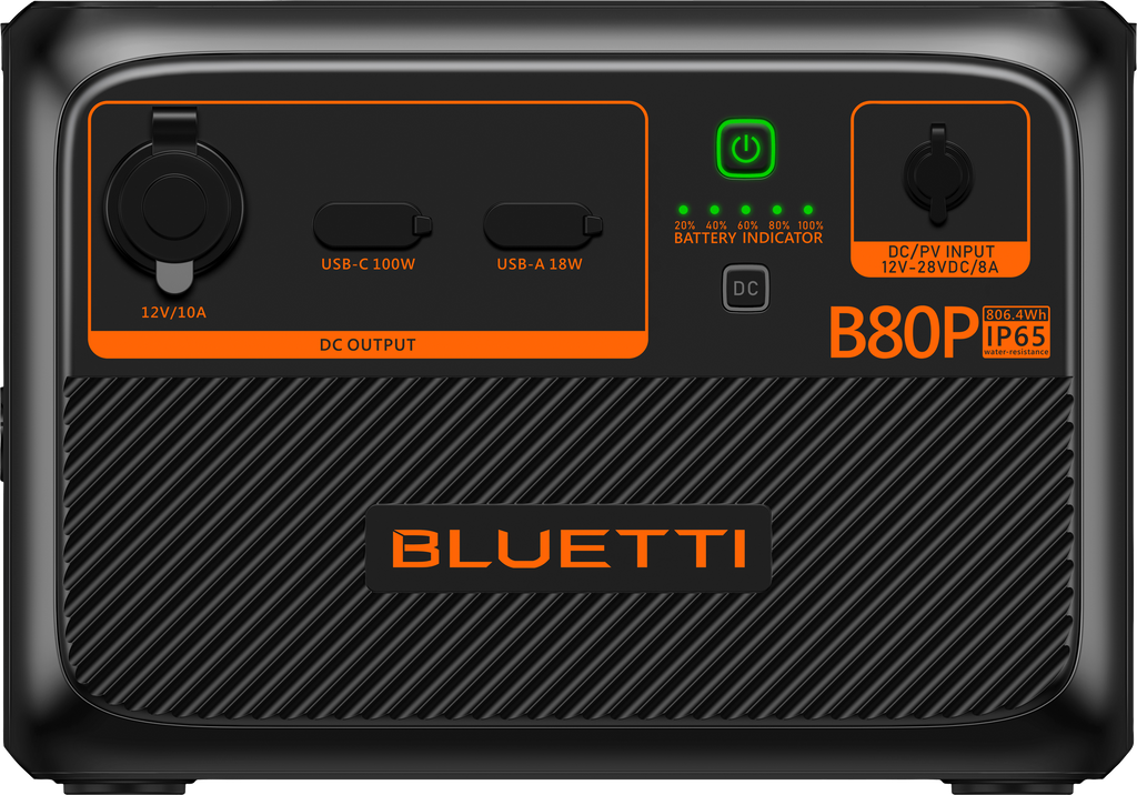 Utvidelsesbatteri B80 for AC60P front