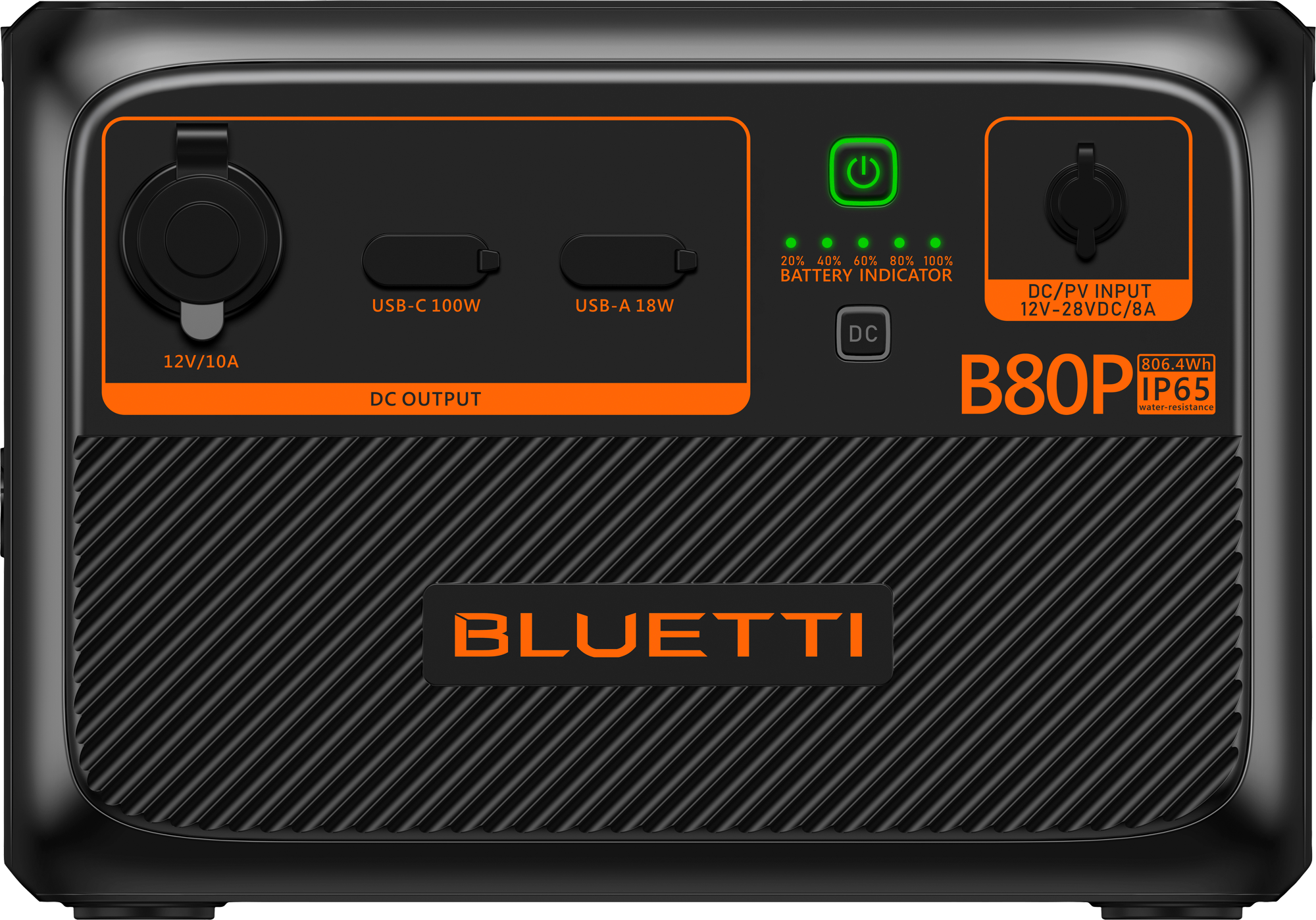 Utvidelsesbatteri B80 for AC60P front