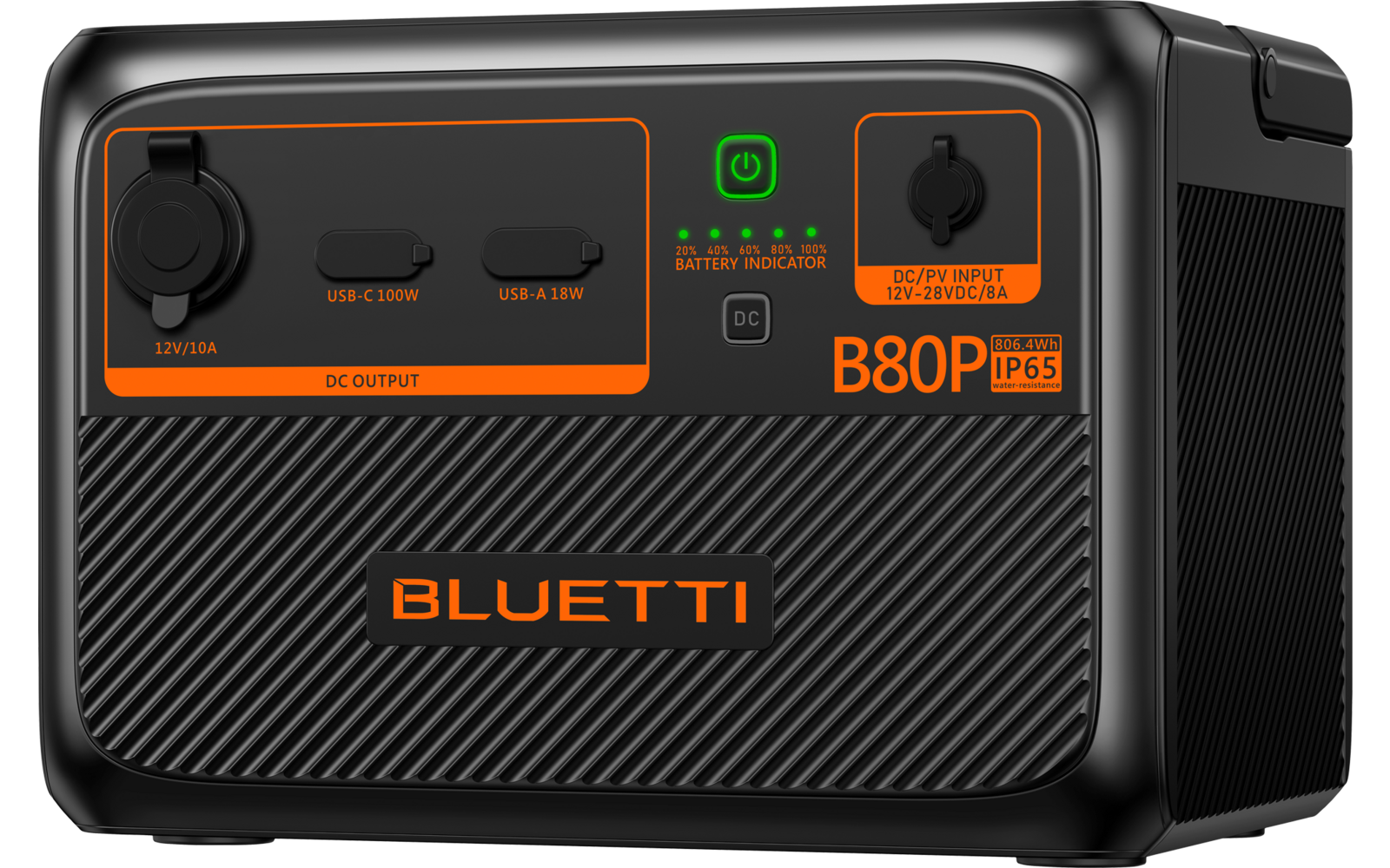 Utvidelsesbatteri B80 for AC60P med ladekabler
