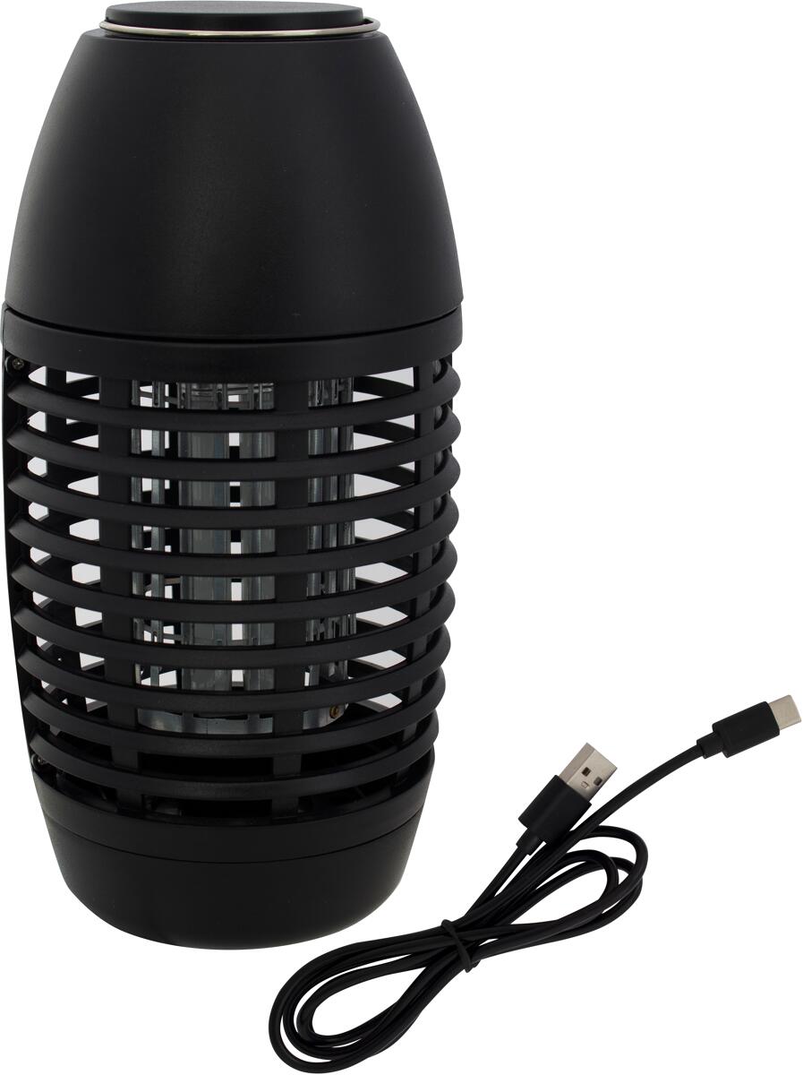 UV mygglampe, oppladbar, 5000 mAh, USB-C, ø12x25 cm - Eurotrail bakside