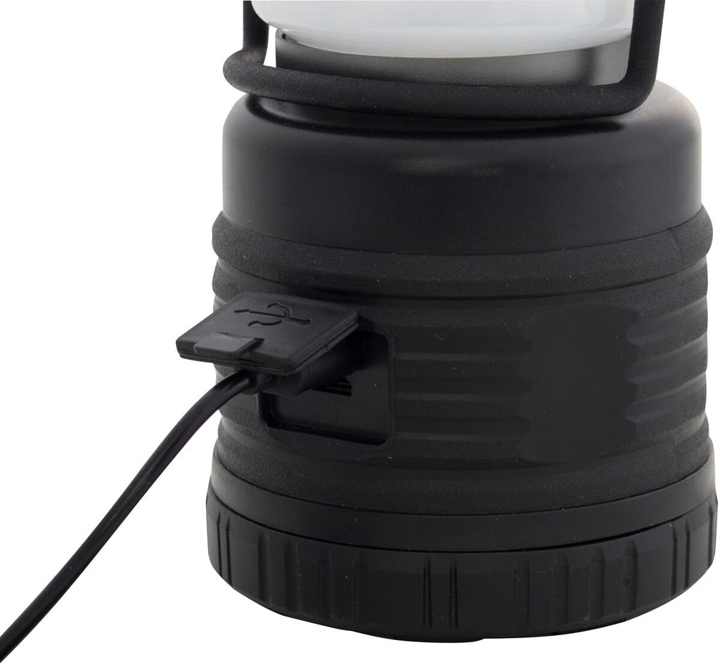 UV mygglampe, oppladbar, 5000 mAh, USB-C, ø12x25 cm - Eurotrail montert i campingområde