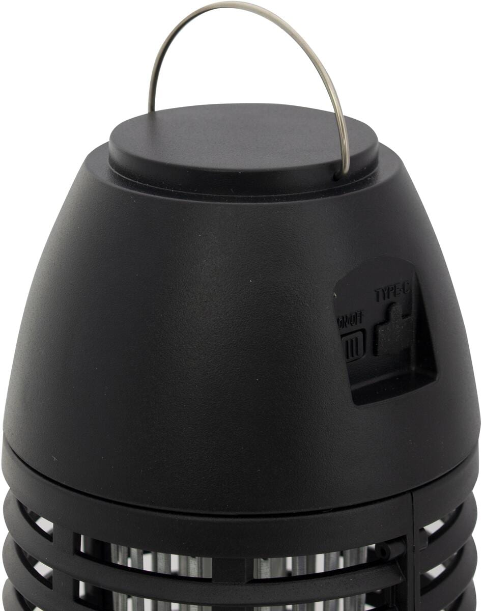 Nærbilde av UV mygglampe, oppladbar, 5000 mAh, USB-C, ø12x25 cm - Eurotrail