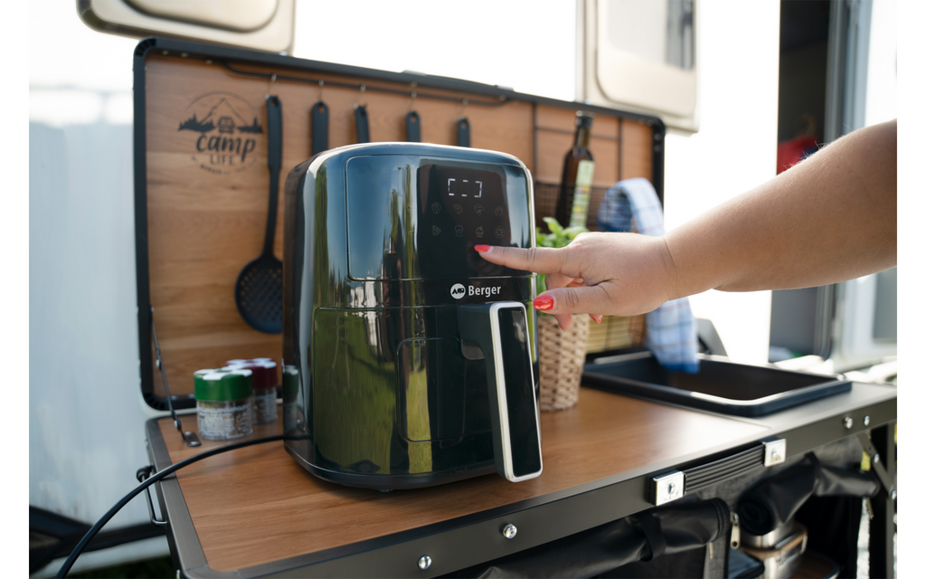 VanFry Airfryer varmluftfrityrkoker 4,5 liter 1400 W montert og klar til bruk