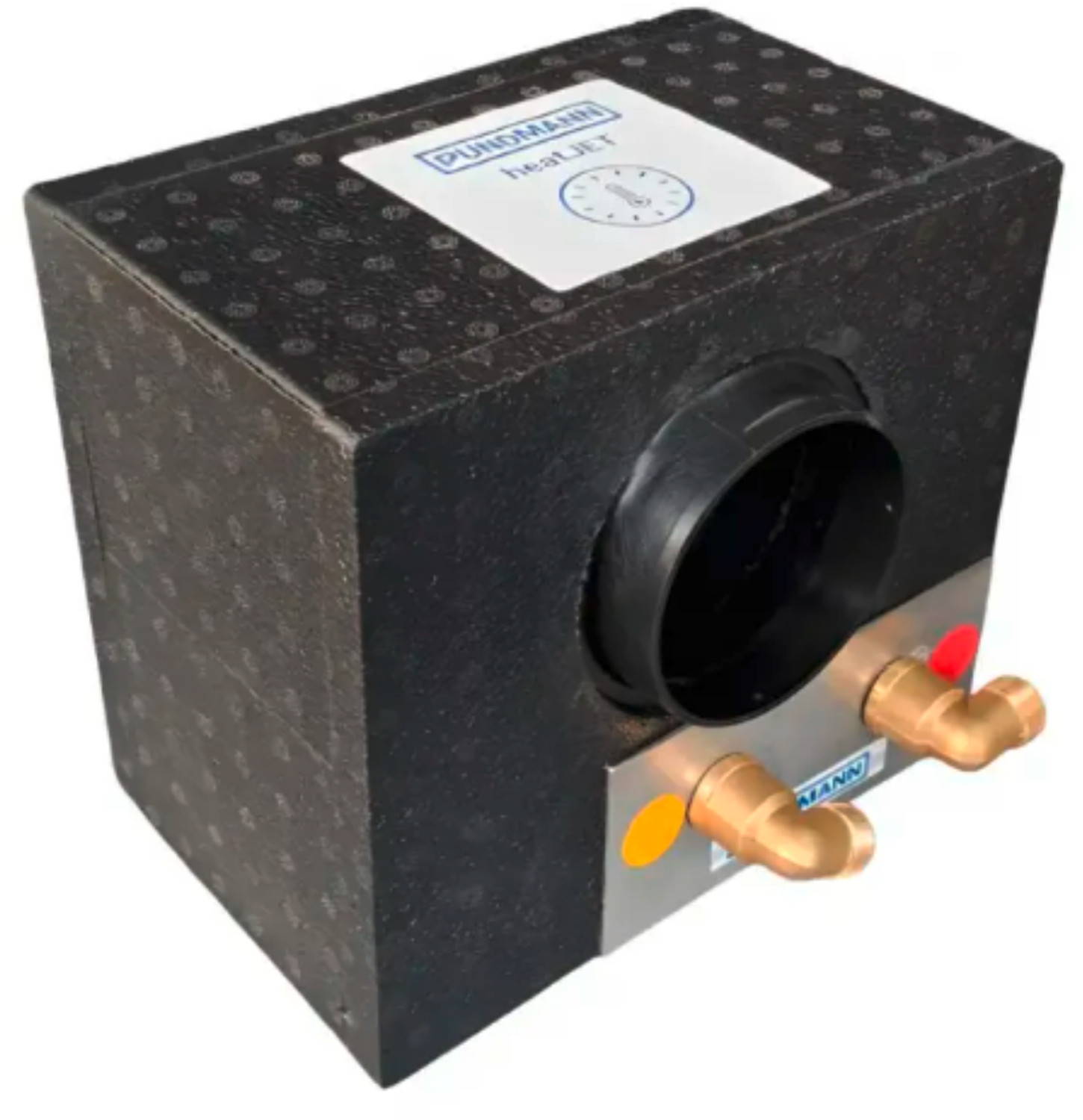 Vann- og luftvarmer heatJET 1 kW uten boiler 0,9 kg - Pundmann forfra