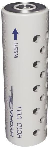 Vannaktivert energicelle TC1D 2-pk for lommelykt 10 cm HydraCell forfra