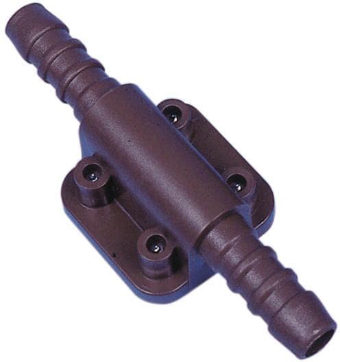Vannfilter med skrutilkobling 10 mm for dykk- og trykkpumper Reimo forfra