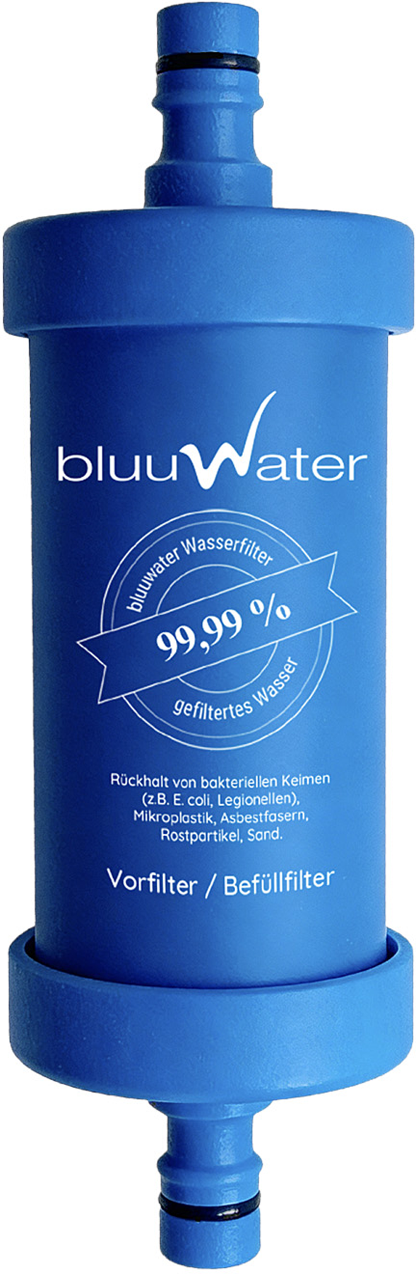 Vannfilter BF08 forfra Bluuwater